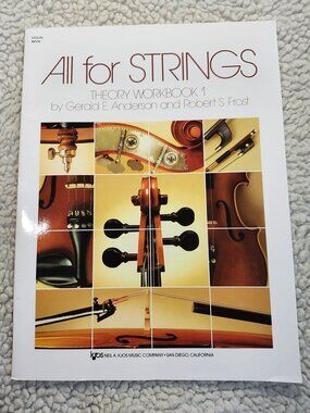 All for STRINGS Theory Workbook 1 Violin Gerald E Anderson Robert S Frost Kjos